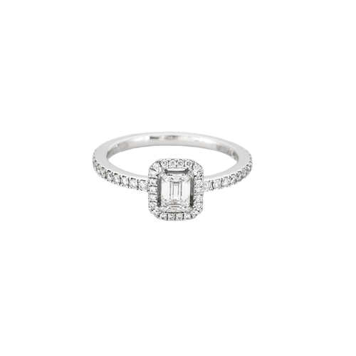 Bague 51.5 MESSIKA - M-LOVE - Solitaire en or blanc et diamants 58 Facettes DV13427-3-515-3