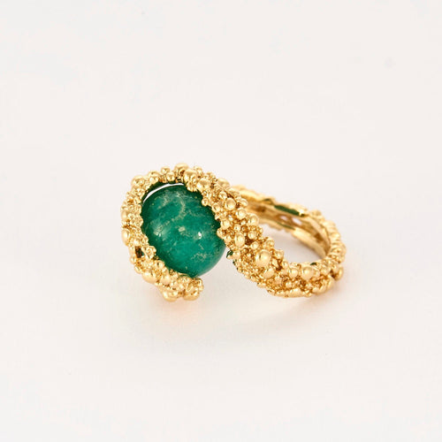 Bague 47.5 GILBERT ALBERT - Bague or jaune et billes interchangeables 58 Facettes DV0106-7-475-3