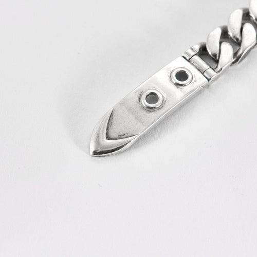 Bracelet HERMES - SELLIER - Bracelet gourmette en argent 58 Facettes DV12948-1