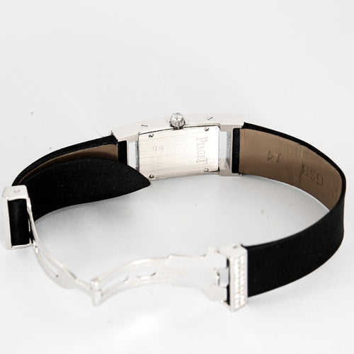 Montre PIAGET - Limelight rectangle allongée - Montre en or blanc et diamants 58 Facettes DV4479-32