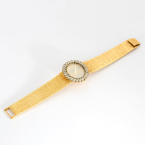 Montre PIAGET - Extraplate Joaillerie - Montre de dame Or Jaune, Oeil de Tigre et diamants 58 Facettes DV4479-34