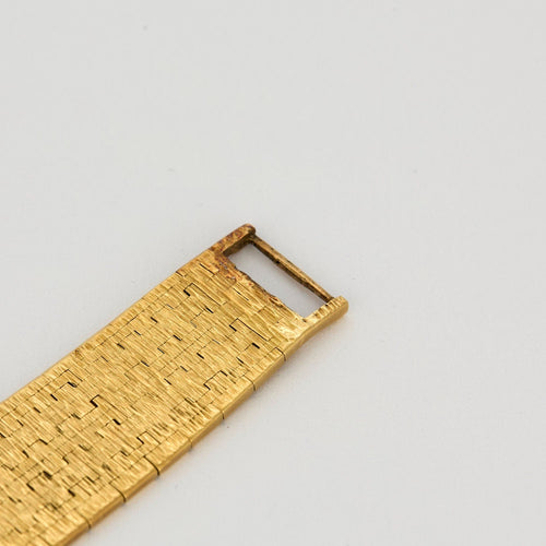 Montre PIAGET - Extraplate Joaillerie - Montre de dame Or Jaune, Jadeite, Diamants, Emeraudes 58 Facettes DV4479-37