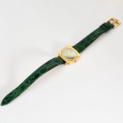 Montre PIAGET - Extraplate Jade - Montre en or jaune et jade 58 Facettes DV4479-40