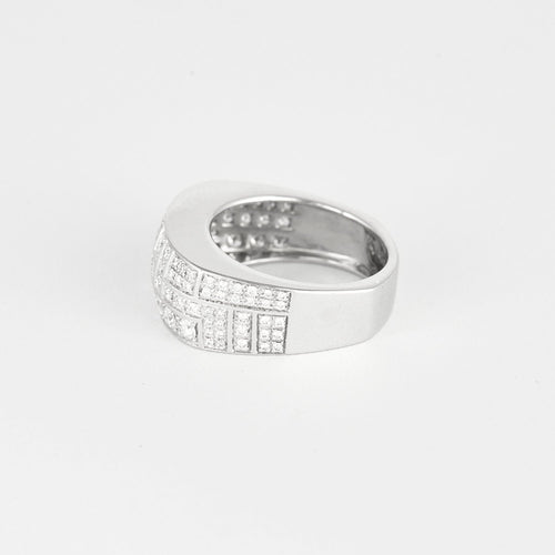 Bague 55 MAUBOUSSIN - Belle toujours - Bague en or gris et diamants 58 Facettes DV13725-3