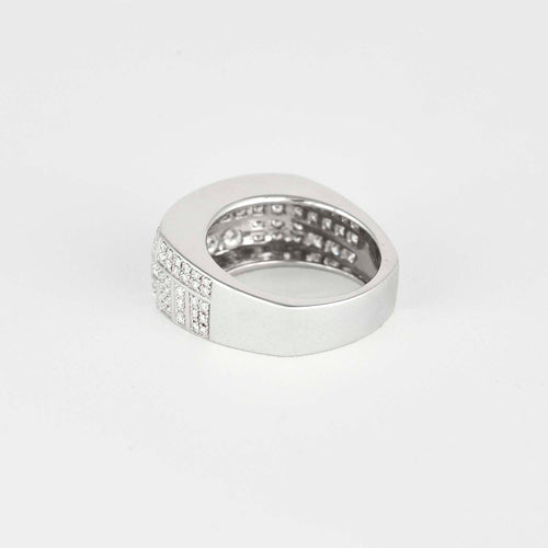 Bague 55 MAUBOUSSIN - Belle toujours - Bague en or gris et diamants 58 Facettes DV13725-3