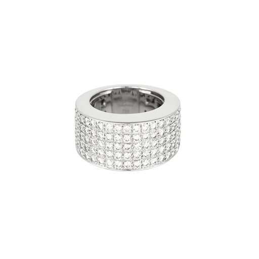 CHOPARD - Chopardissimo - Bague en or gris et diamants