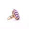 Bague 53 Bague en or jaune et améthyste 58 Facettes DV14341-1-53-2