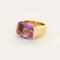 Bague 54.5 Bague en or jaune et améthyste 58 Facettes DV13940-1-545-2