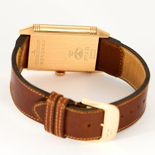 Montre JAEGER LECOULTRE - Reverso Ultra-mince Hommage à 1931, Montre en or rose 58 Facettes DV4479-22