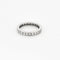 Bague 54 Alliance américaine platine et diamants 58 Facettes DV14108-1-54-3