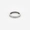 Bague 54 Alliance américaine platine et diamants 58 Facettes DV14108-1-54-3