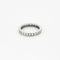 Bague 54 Alliance américaine platine et diamants 58 Facettes DV14108-1-54-3