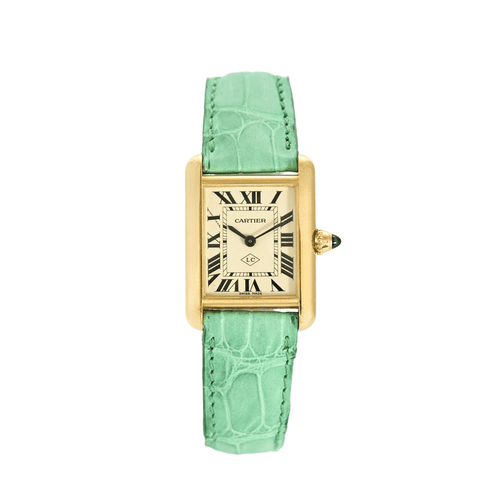 Montre CARTIER- TANK - Louis Cartier - Bracelet montre en or jaune 58 Facettes DV3419-25