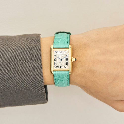 Montre CARTIER- TANK - Louis Cartier - Bracelet montre en or jaune 58 Facettes DV3419-25