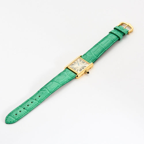 Montre CARTIER- TANK - Louis Cartier - Bracelet montre en or jaune 58 Facettes DV3419-25