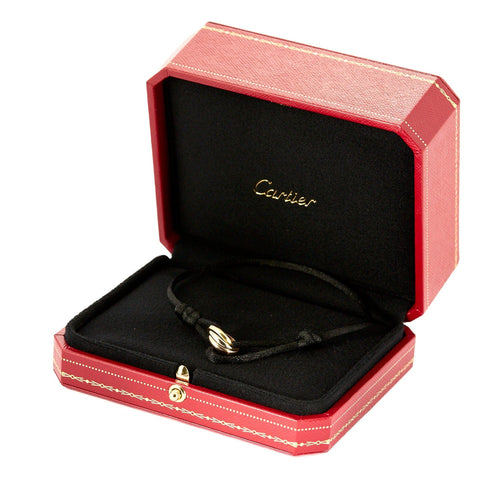 Bracelet Cartier - Bracelet Trinity - cordon noir 58 Facettes DV11526-2