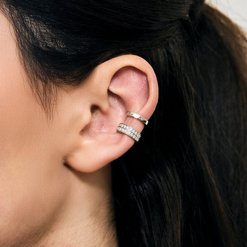 Boucles d'oreilles REPOSSI - Berbere - Clip d'oreilles en or gris et diamants 58 Facettes DV10981-4