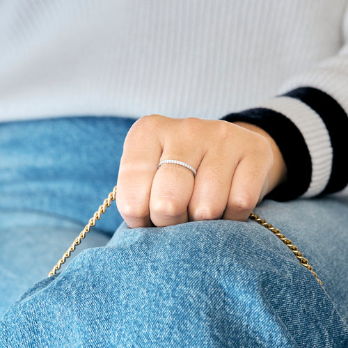 CHAUMET - Alliance Les Éternelles  en platine et diamants