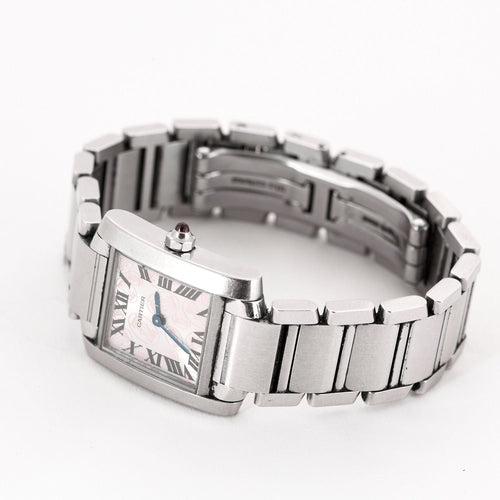 Montre CARTIER - Montre tank en acier. 58 Facettes DV13628-1