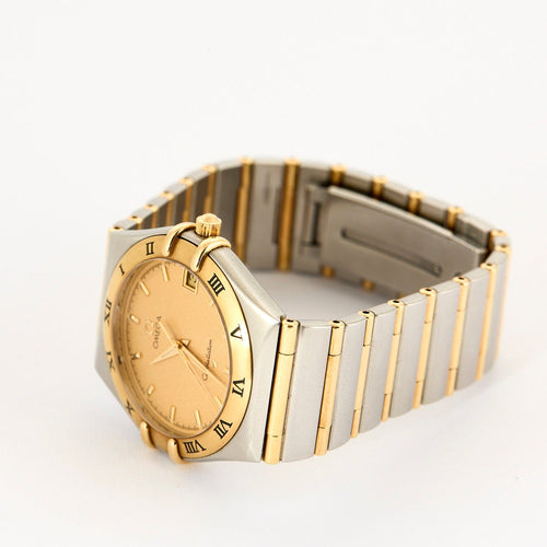 Montre OMEGA Constellation- Bracelet montre acier et or jaune 58 Facettes DV13773-1