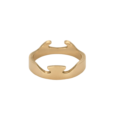 Bague 57.5 Georg Jensen - Fusion - Bague d'extrémité en or rose 58 Facettes DV14365-1-575-2