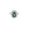 POIRAY - Ma préference - Bague en or gris et diamants, topaze blue london - tourmaline rose