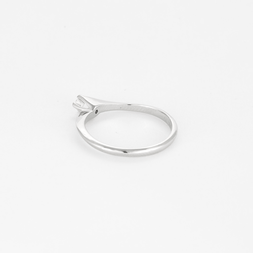 Bague 53.5 CHIMENTO - Bague solitaire en or blanc, diamant 58 Facettes DV12410-30