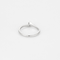 Bague 53.5 CHIMENTO - Bague solitaire en or blanc, diamant 58 Facettes DV12410-30