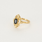 Bague 58 Bague en or jaune, diamants et saphir 58 Facettes DV12410-32
