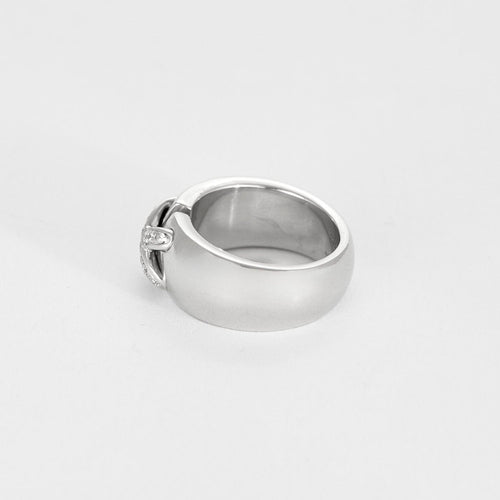 Bague 49 CHAUMET - Liens - Bague en or gris et diamants 58 Facettes DV2196-5