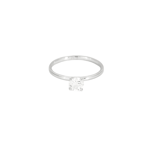 Bague 52 Bague Solitaire en or blanc et diamant 58 Facettes DV10549-5