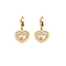 Boucles d'oreilles CHOPARD - Happy Diamonds Icons - Boucles d'oreilles en or rose et diamants 58 Facettes DV15938-4