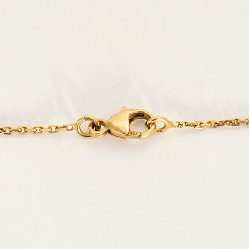 Collier Chaîne en or jaune et pendentif turquoise 58 Facettes DV0260-10