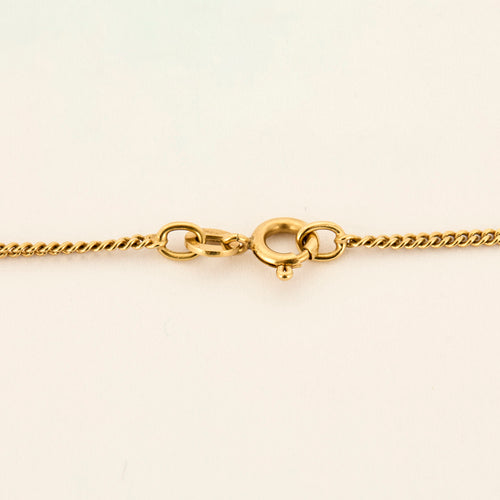 Chaîne et pendentif en or jaune