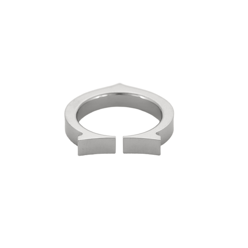Bague 52 CARTIER - C - Bague en or gris 58 Facettes DV14760-1