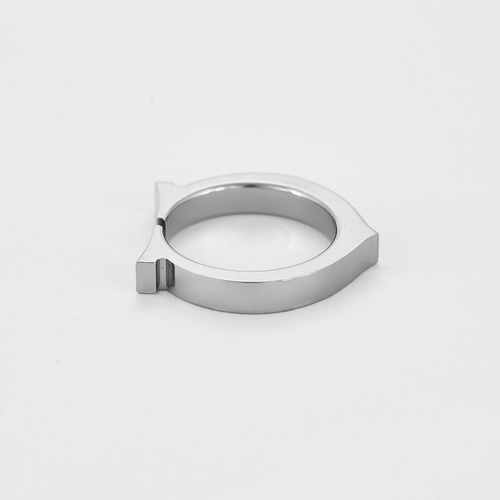 Bague 52 CARTIER - C - Bague en or gris 58 Facettes DV14760-1