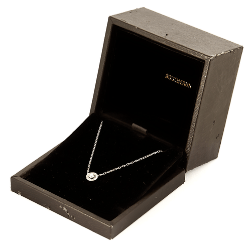 Collier Boucheron - Ava - Collier en or gris et diamants 58 Facettes DV16226-1