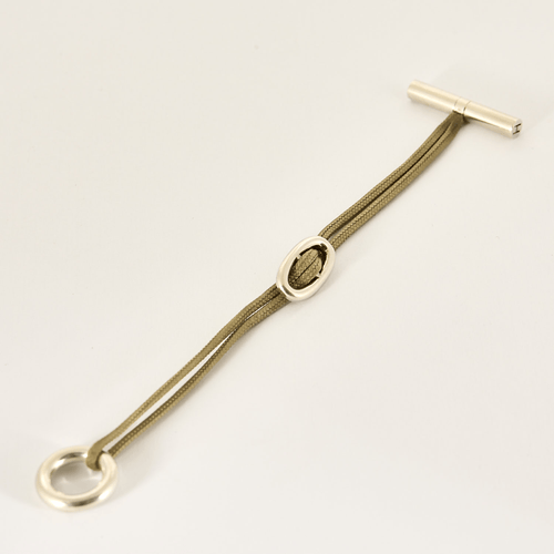 Bracelet HERMES -Bracelet « Skipper » en argent 58 Facettes DV15791-1