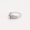 Bague 56 Mauboussin - Chance of Love n°2 - Bague en or blanc, diamant et rubis 58 Facettes DV16158-1