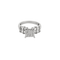Bague 54 Bague en or blanc et diamant 58 Facettes DV15885-1