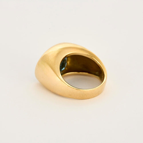 Bague 53 Bague en or jaune et topaze 58 Facettes DV16301-9-53-2