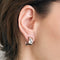 CHAUMET- Liens - Paire de boucles d'oreilles or gris et diamants