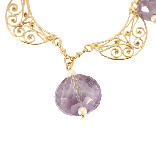 Collier Collier en or jaune et améthyste 58 Facettes DV16287-1