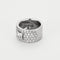 Bague 52 Bague bandeau en or blanc et diamants 58 Facettes DV16044-1