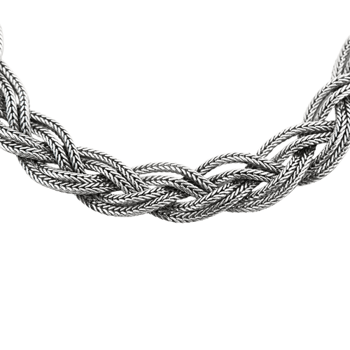 Collier HERMES - Sellier - Collier en argent 58 Facettes DV16165-1