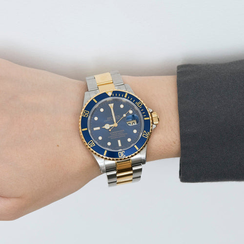 Montre ROLEX - Submariner - 16613 - Montre or et acier 58 Facettes DV16640-1