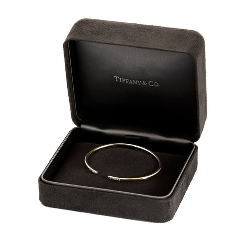 Bracelet TIFFANY - Metro Wire - Bracelet en or et diamants 58 Facettes DV15622-1