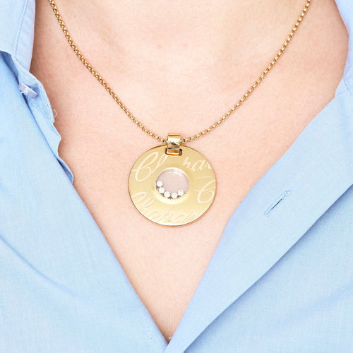 Collier Chopard -  Chopardissimo - Collier en or jaune et diamants 58 Facettes DV15843-7