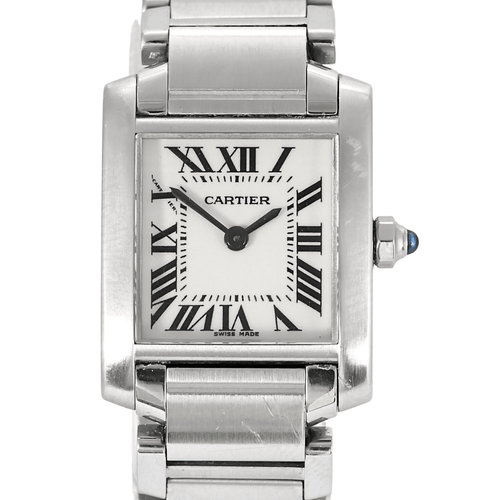 Montre CARTIER - Tank Français - Bracelet montre en acier 58 Facettes DV16192-1