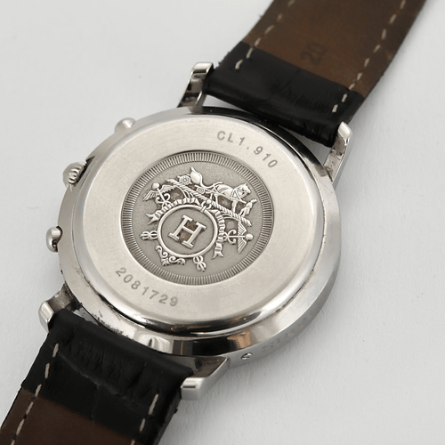 Montre HERMÈS - CLIPPER CHRONO - Montre en acier 58 Facettes DV16294-1